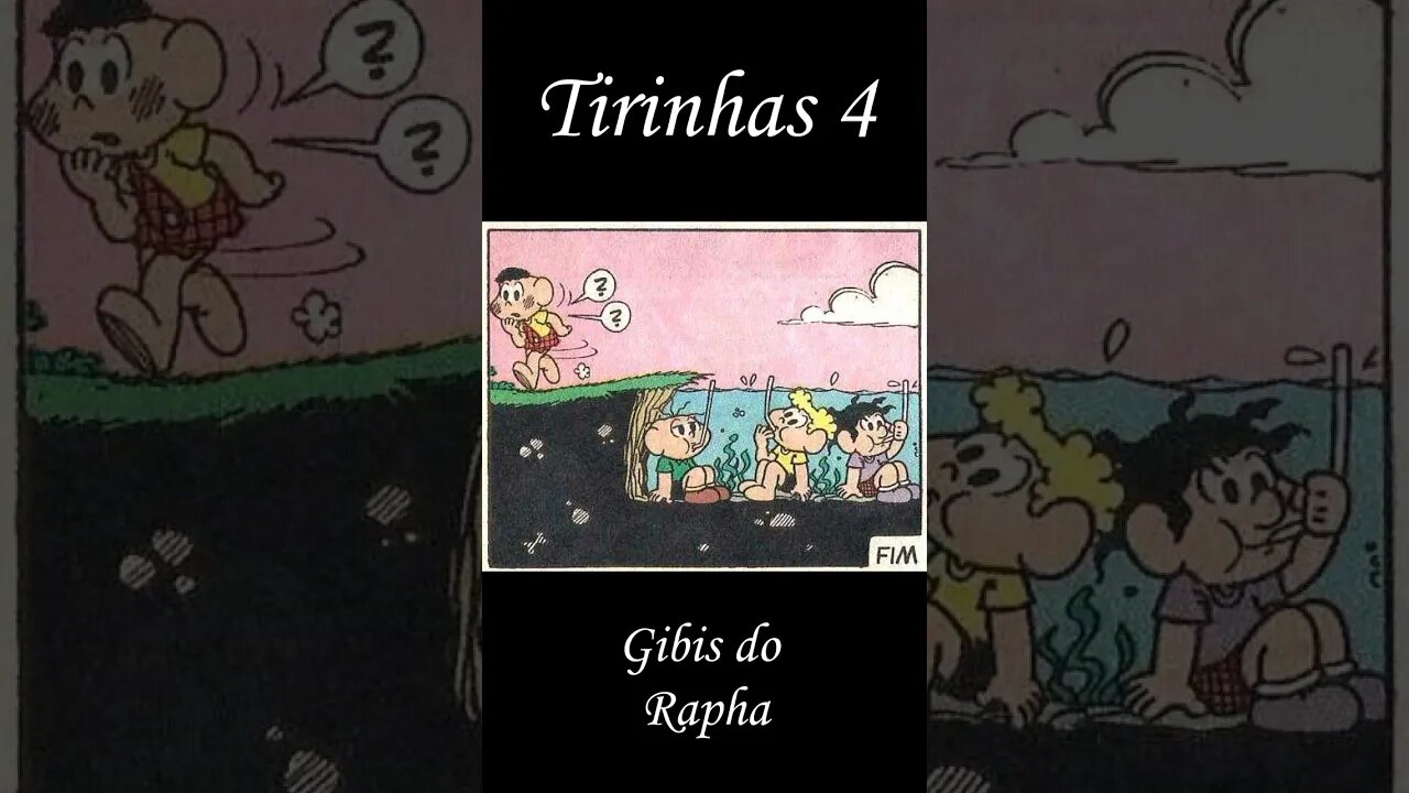 Tirinhas da Turma da Mônica nº 4 | Gibis do Rapha - #shorts