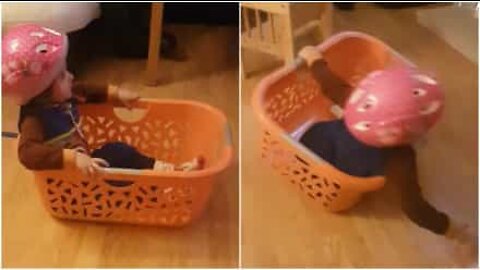 冬季オリンピックの準備万端な子ども