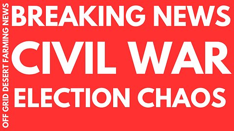BREAKING NEWS: YOU ARE BEING MANIPULATED & YOU DON'T EVEN KNOW IT !! CIVIL WAR ELECTION CHAOS