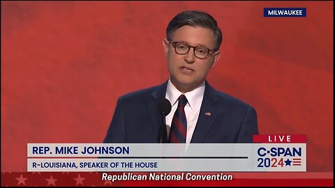 REP. MIKE JOHNSON R-LOUISIANA, SPEAKER OF THE HOUSE Republican National Convention