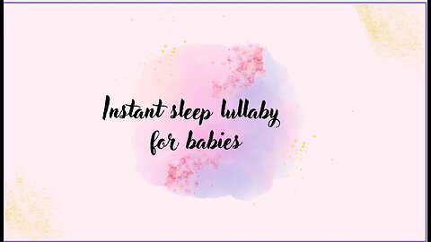 sleep instantly within minutes 😴🛌 , lullaby