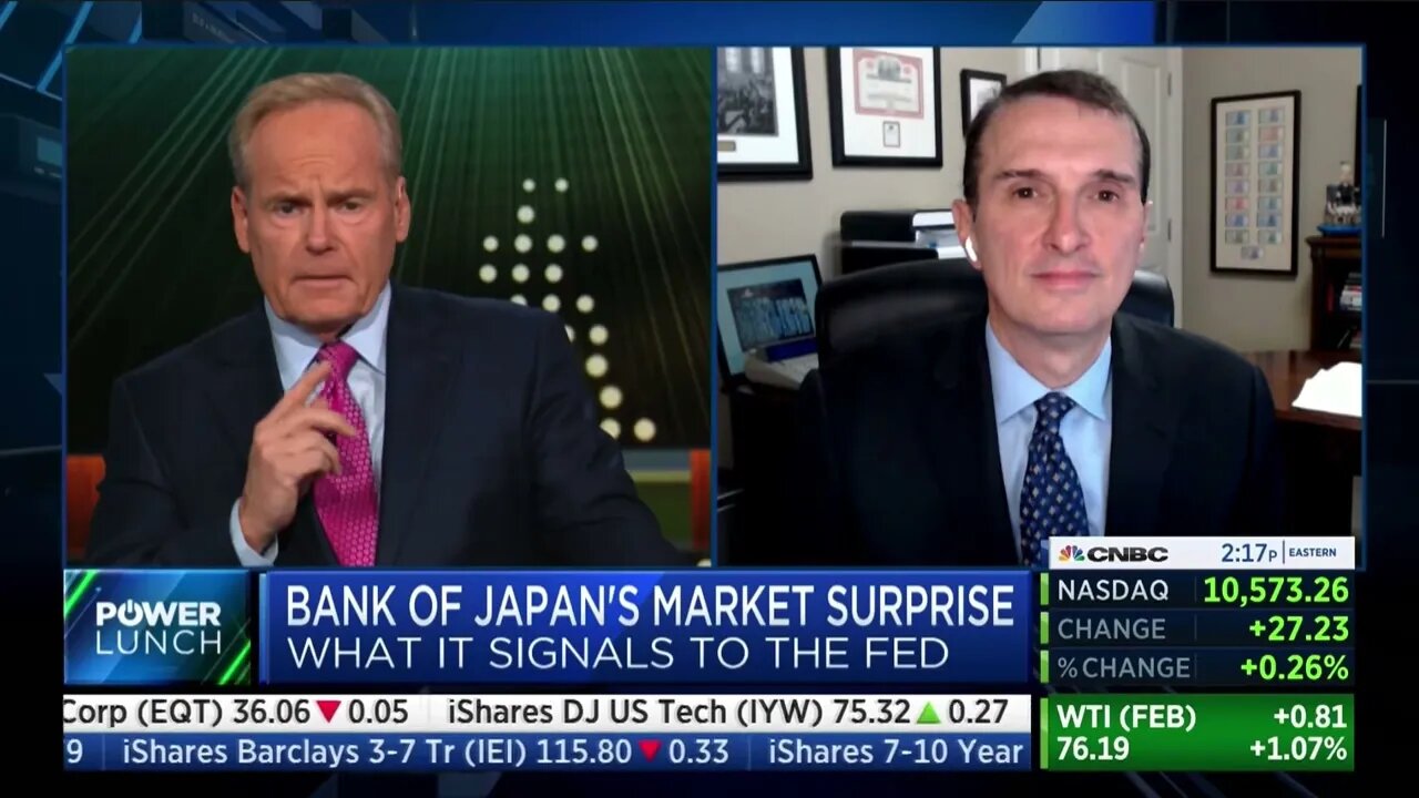 Jim Bianco joins CNBC to discuss the BOJ's policy change & what it signals for other Central Banks