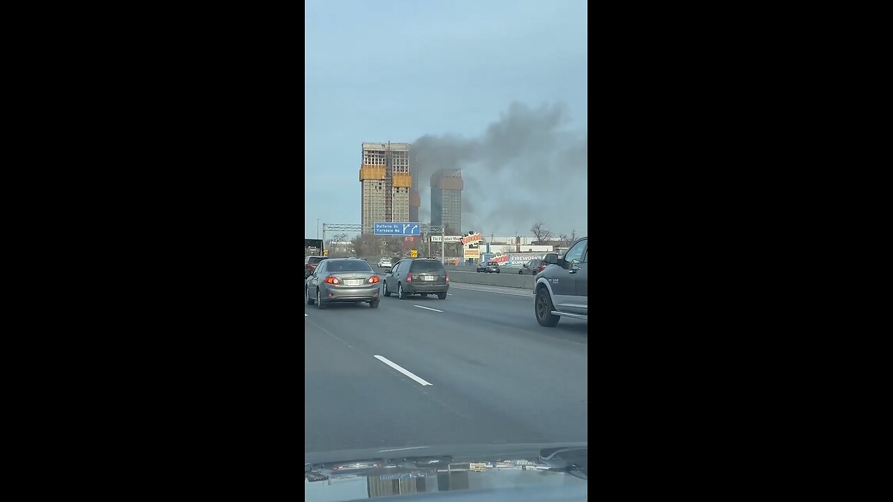 Condo fire In Toronto