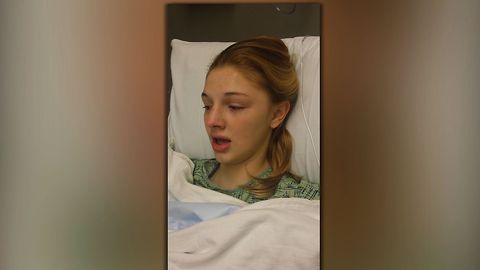 This girl has an odd request after waking up from surgery. Who thinks of that?