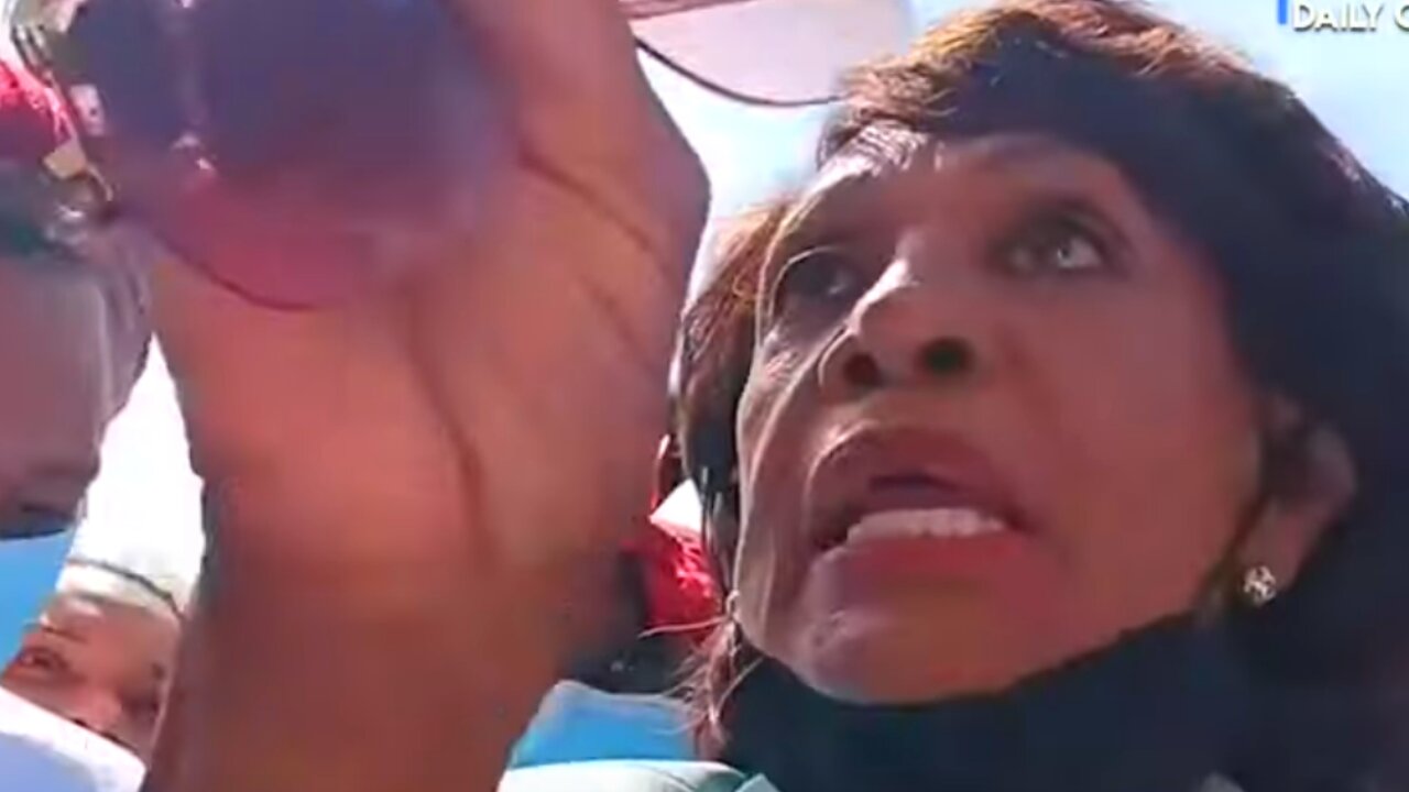 Maxine Waters Tells A Group Of Homeless People 'To Go Home'