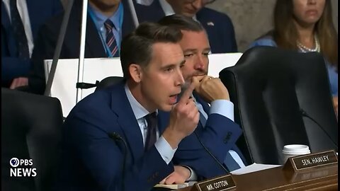 Senator Josh Hawley (R-MO) Grills Acting Secret Service Director Over Trump Assassination