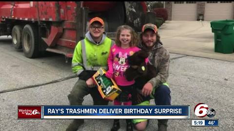 Trash men deliver birthday surprise to former stroke victim