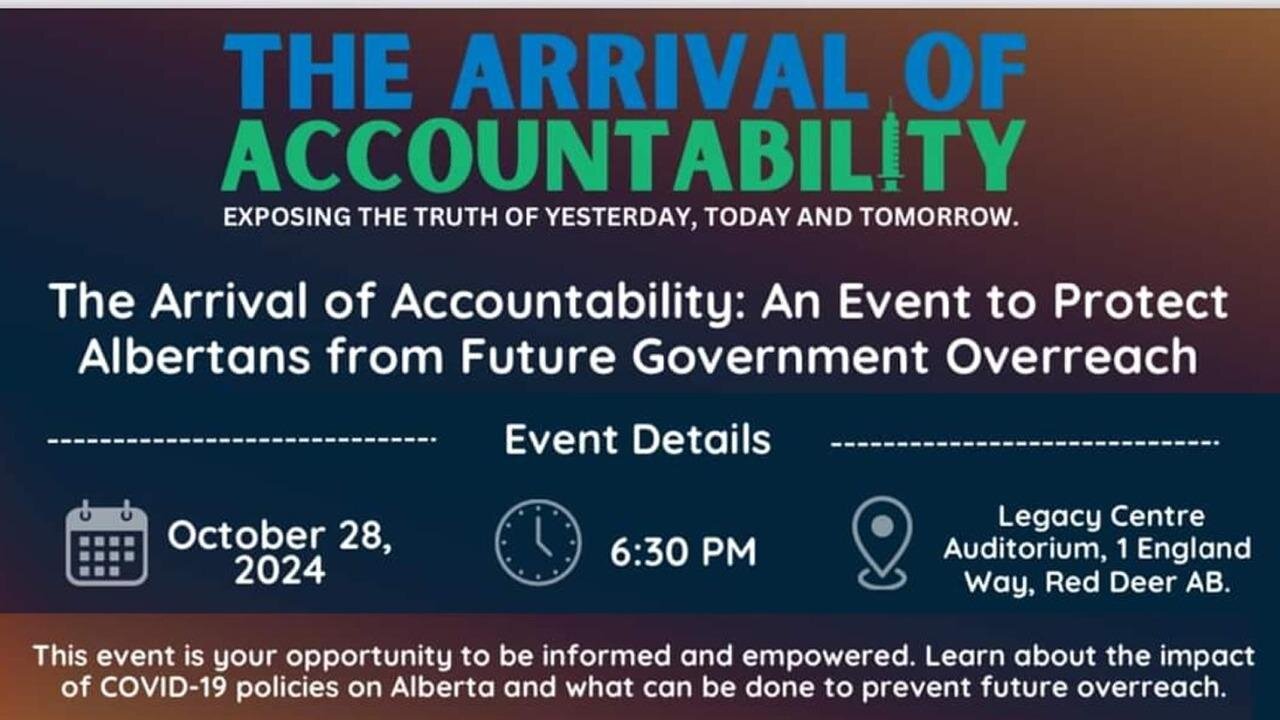 The Arrival of Accountability - Live from Red Deer