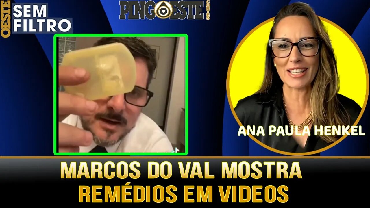 Senador Marcos do Val faz vídeo mostrando remédios que ele usa [ANA PAULA HENKEL]