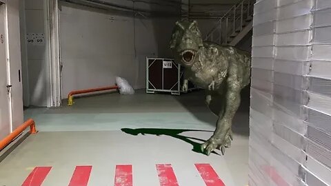 T-REX Dinosaur - Attacking our company