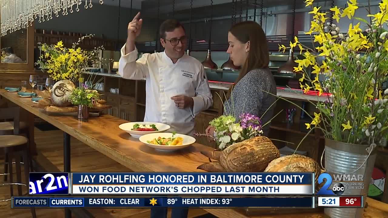 Jay Rohlfing honored in Baltimore County