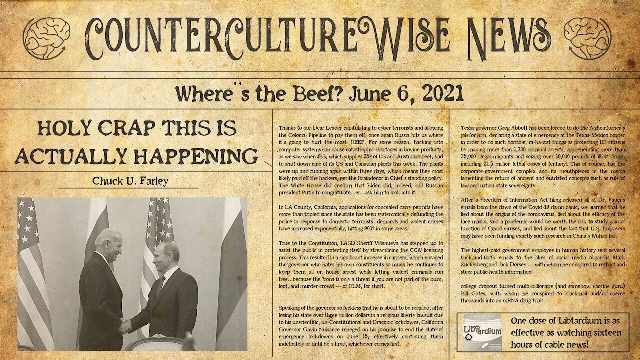 Holy Crap, This is Actually Happening - CCW News 2021-06-06