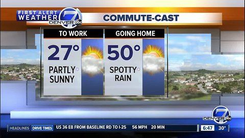 Monday morning forecast