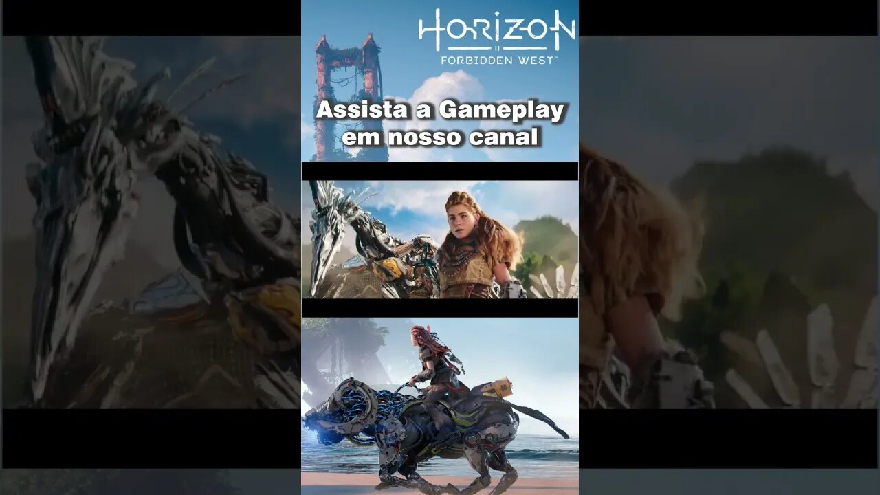 Gameplay de Horizon Forbidden West disponível no canal Hawbert Games.