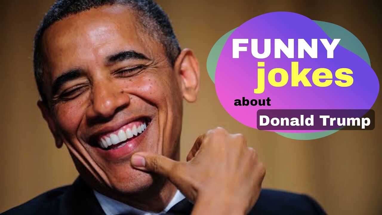 Barack Obama said funny jokes about Donald Trump 😂😂😂