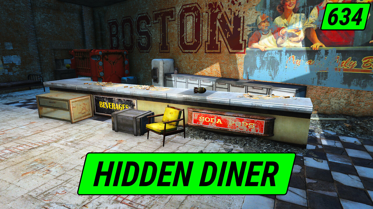 The Diner Most Players NEVER See | Fallout 4 Unmarked | Ep. 634