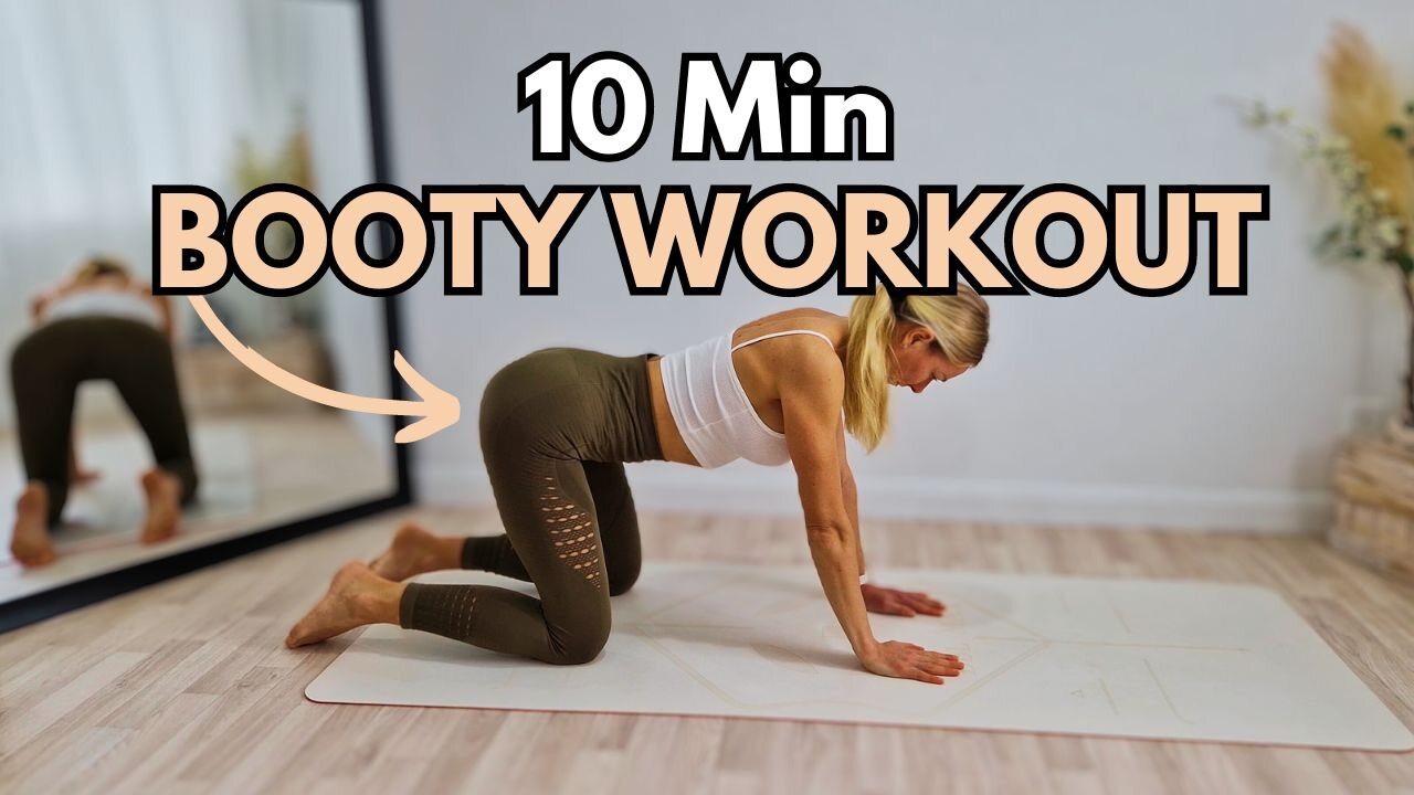 BOOTY WORKOUT, Easy, Glutes Exercises, Shape, Challenge, Your Boot, Routine, HARD, Sporty Kassia