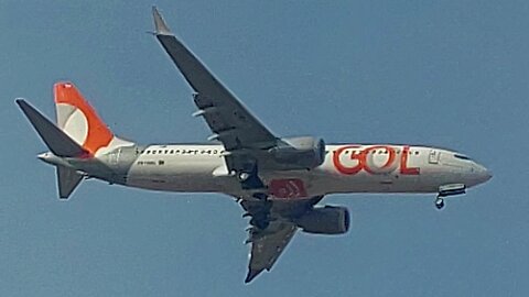 Boeing 737 MAX 8 PR-XMG coming from Rio de Janeiro to Fortaleza