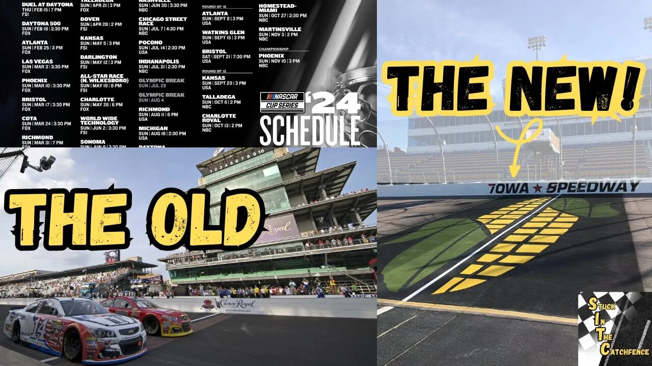 NASCAR Schedule finally released! - Charlotte Roval Preview!