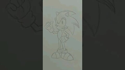 Desenhando o SONIC #arte #desenho #sonic #sonicthehedgehog #sonicdash #gamer #gameplay #games