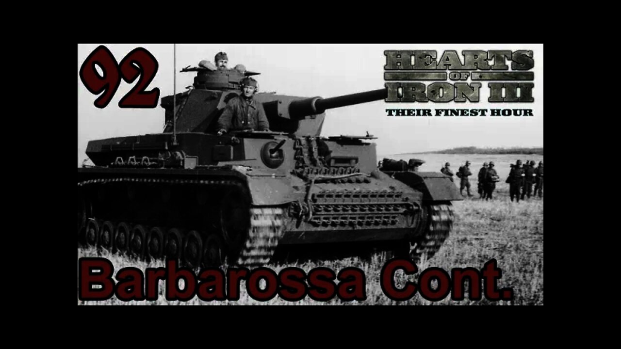 Hearts of Iron 3: Black ICE 10.41 - 92 Germany - Barbarossa Continues!