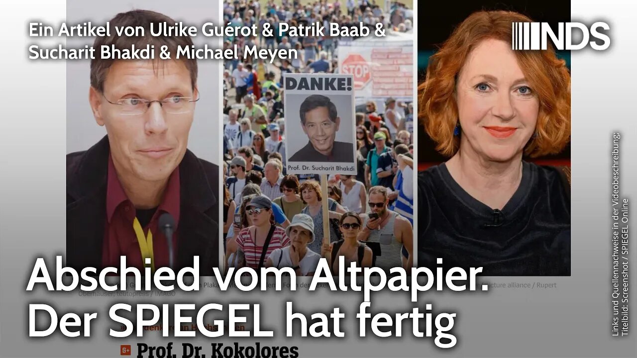 Abschied vom Altpapier. SPIEGEL hat fertig – Ulrike Guérot Patrik Baab Sucharit Bhakdi Michael Meyen
