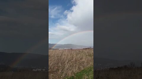 Regenbogen über Alfeld Leine #alfeld #rainbow #regenbogen #shorts