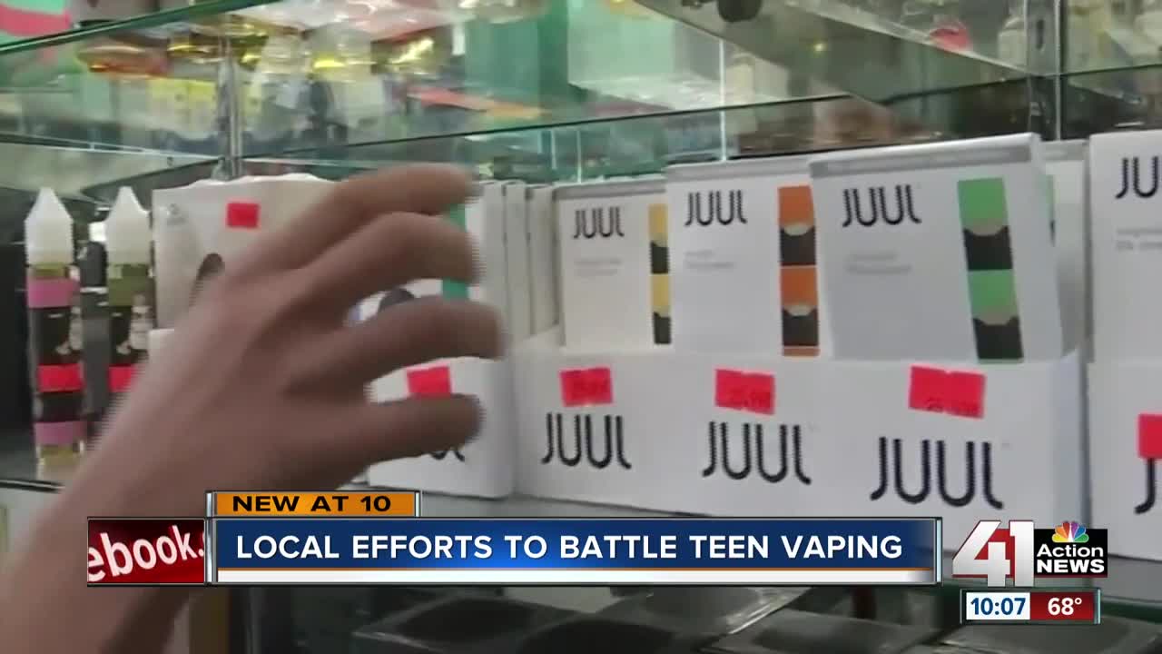 Local governments take aim at teen vaping