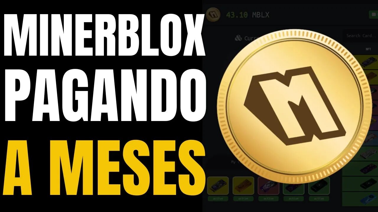 NOVA ATUALZIAÇÃO MINERBLOX GAME NFT PAGANDO