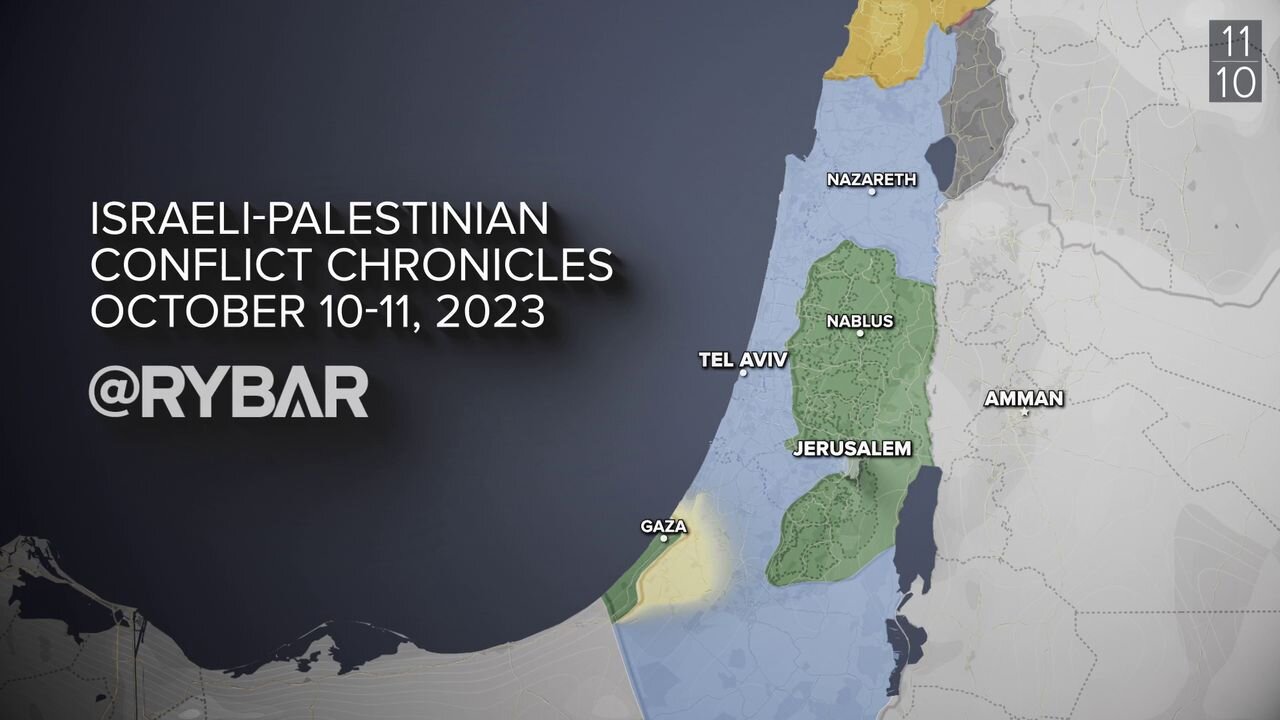 Israeli-Palestinian conflict chronicles: October 10-11, 202