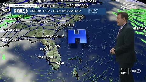 Forecast: Monday will be warmer with highs in the low 80s
