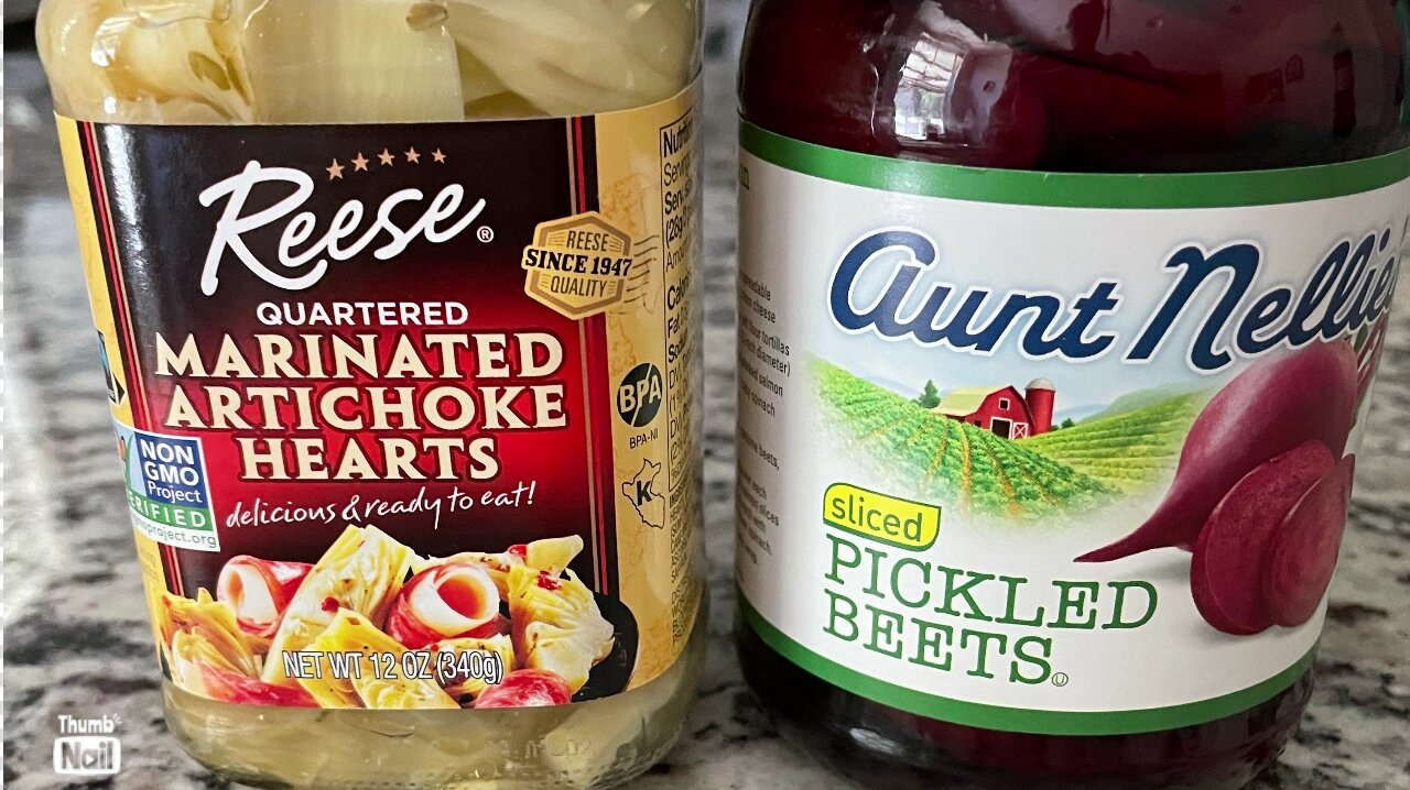 (10/19/2024) TASTE TESTING AUNT NELLIE’S PICKLED BEETS AND REESE ARTICHOKE HEARTS