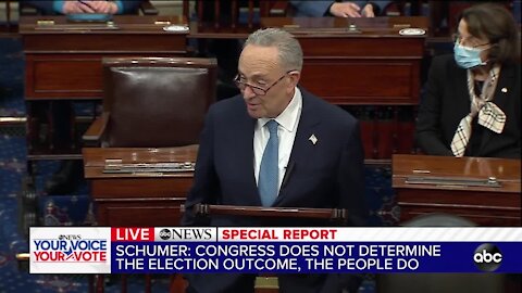 Senate Minority Leader Schumer on effort to overturn presidential election results
