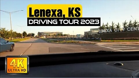Lenexa, Kansas - Drive Tour! (4K)