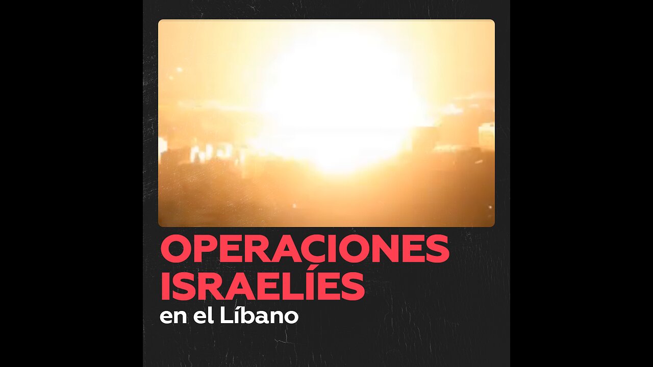 Israel lanza operaciones de reconocimiento en el Líbano