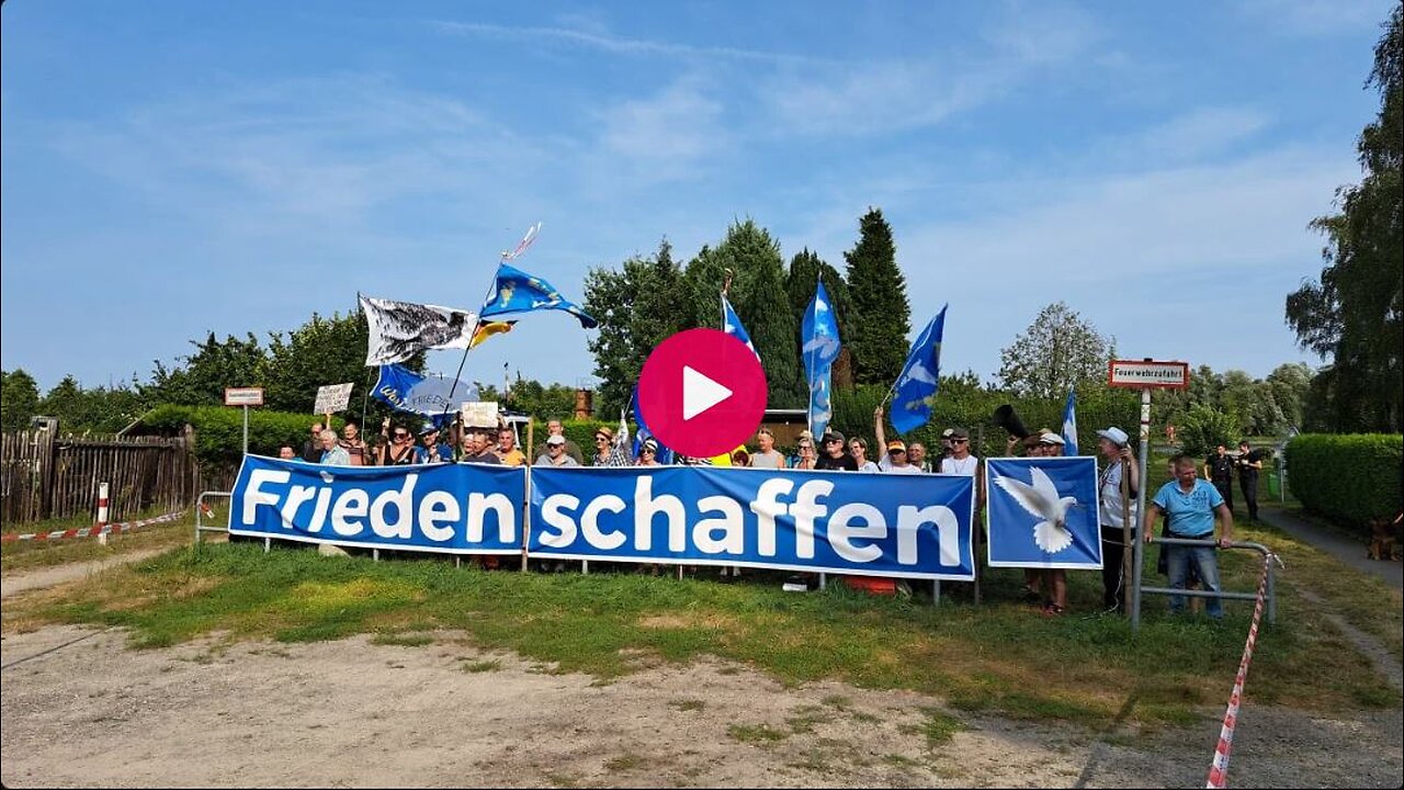 23.08.2024 Scholz trifft auf "Gefallene Engel" in Wildau - Brandenburg