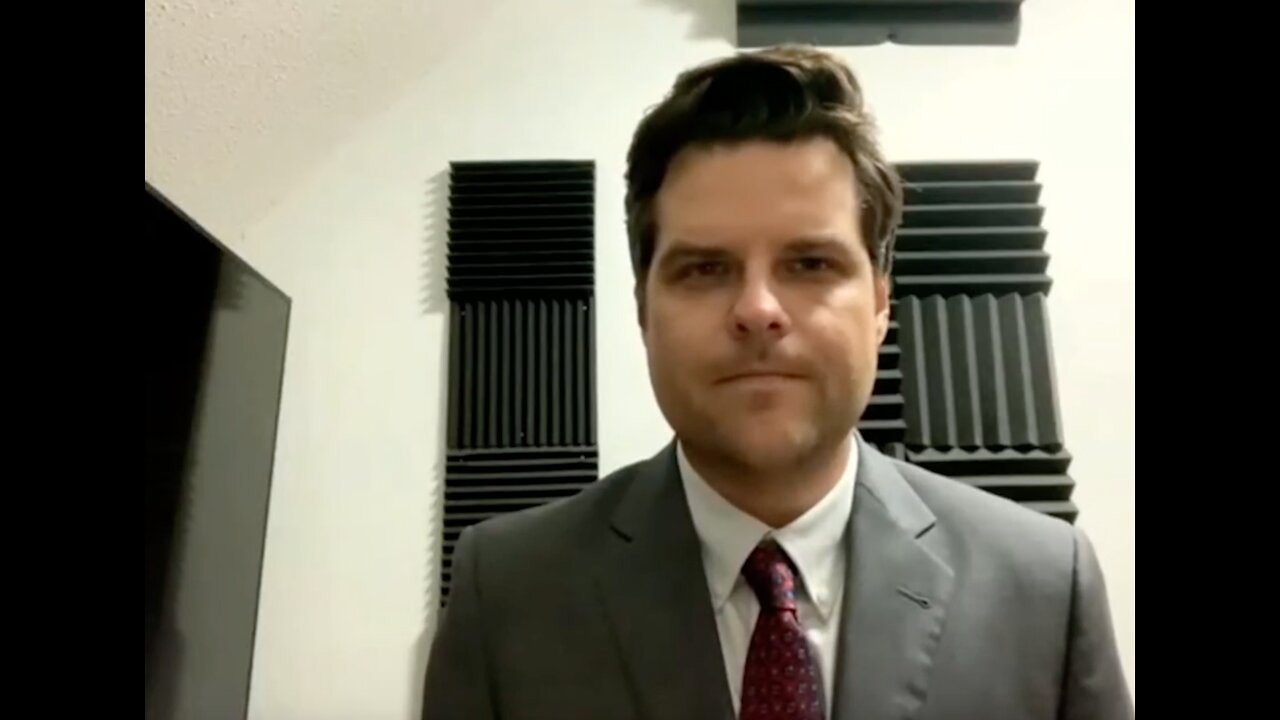 Rep. Matt Gaetz Discusses the Role and Origin of Foreign Entities Violating U.S. Copyright Laws