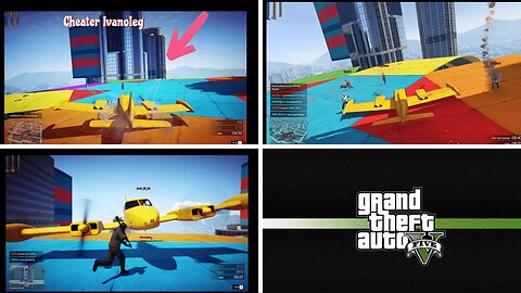 Grand Theft Auto 5 Online Gameplay ( RPG, Snipers VS Planes) 2 players cheater in this game !!👿🤯