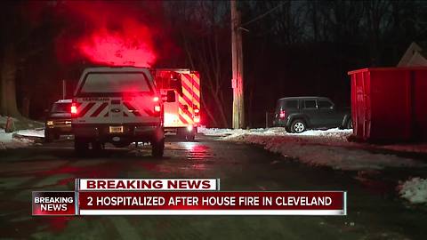 House fire on Meadowvale Ave. sends man, woman to hospital