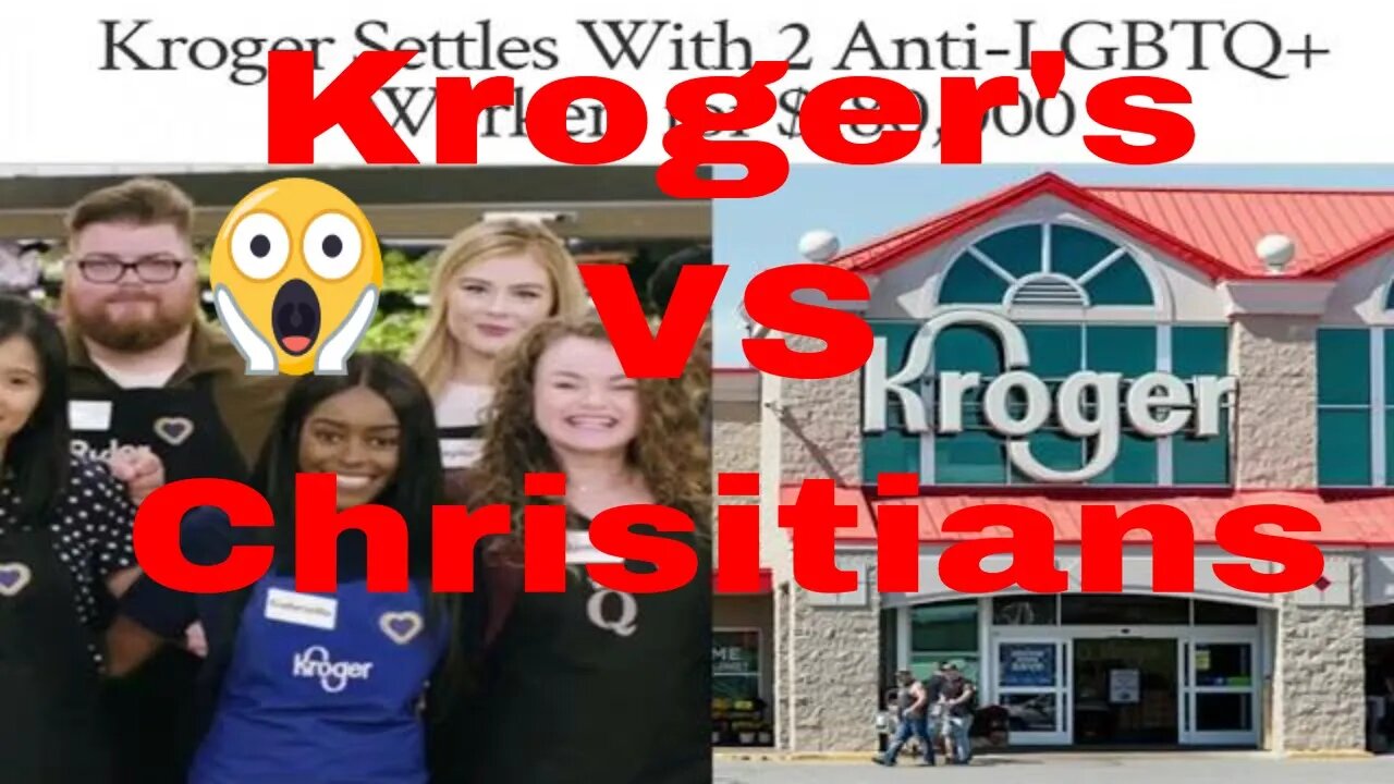 KROGER'S FIRES CHRISTIAN WORKERS WHO REFUSED TO WEAR LGBT HEART LOGO ON APRON