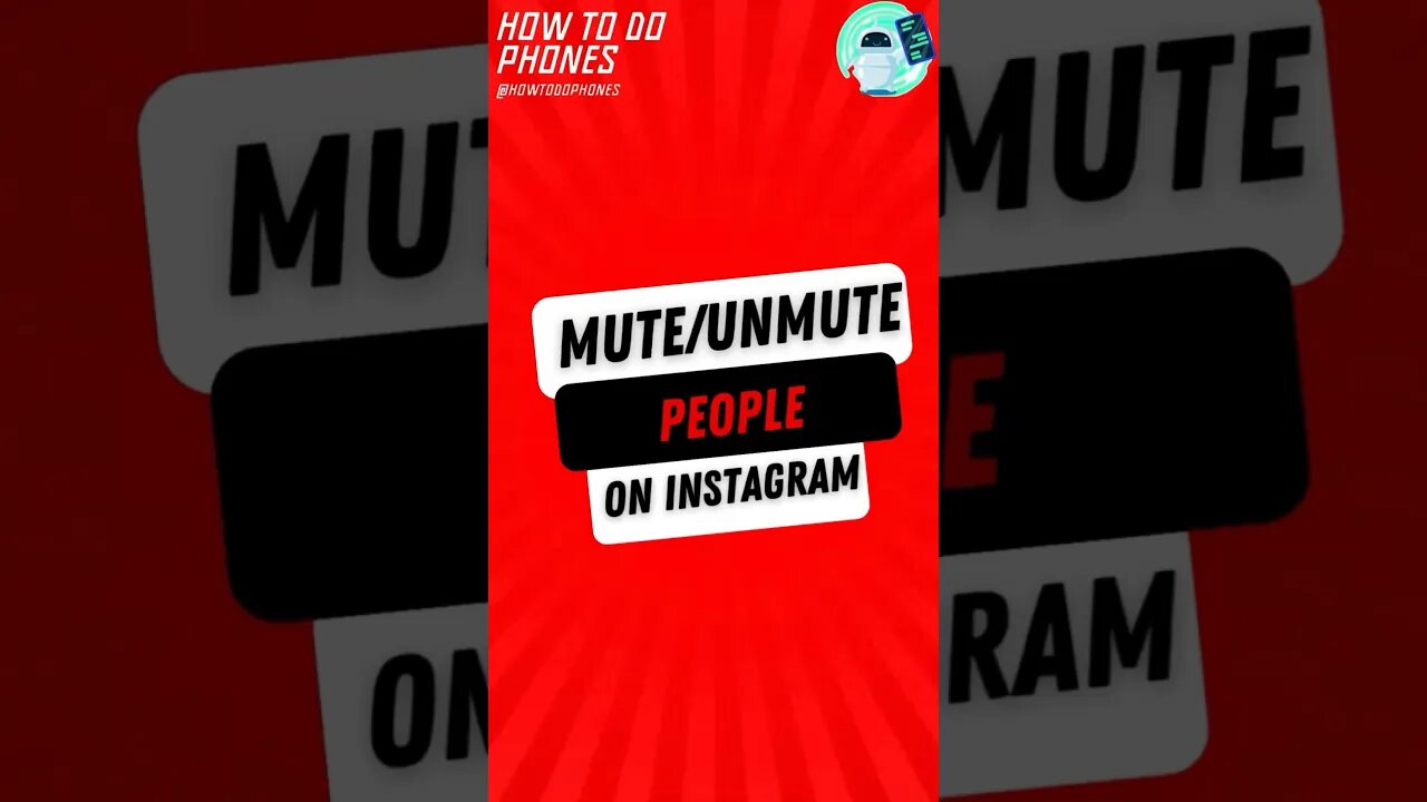 Mute/Unmute People On Instagram