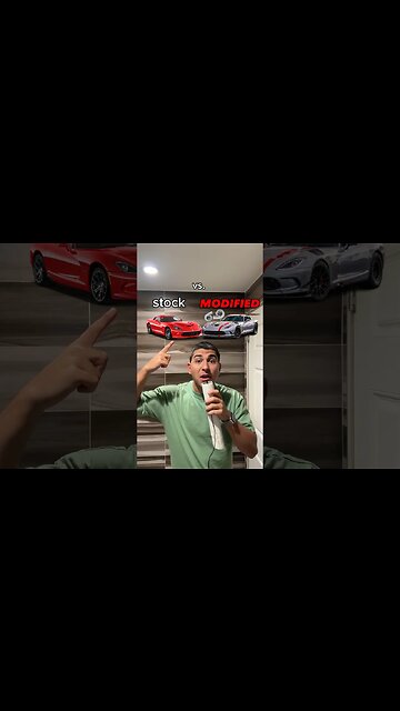 @Dodge VIPER STOCK VS. MODIFIED 🐍🤯
