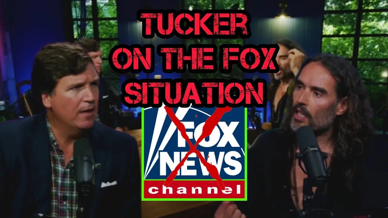 Tucker Carlson Speaks In First Interview Since Getting Fired With RUSSELL BRAND