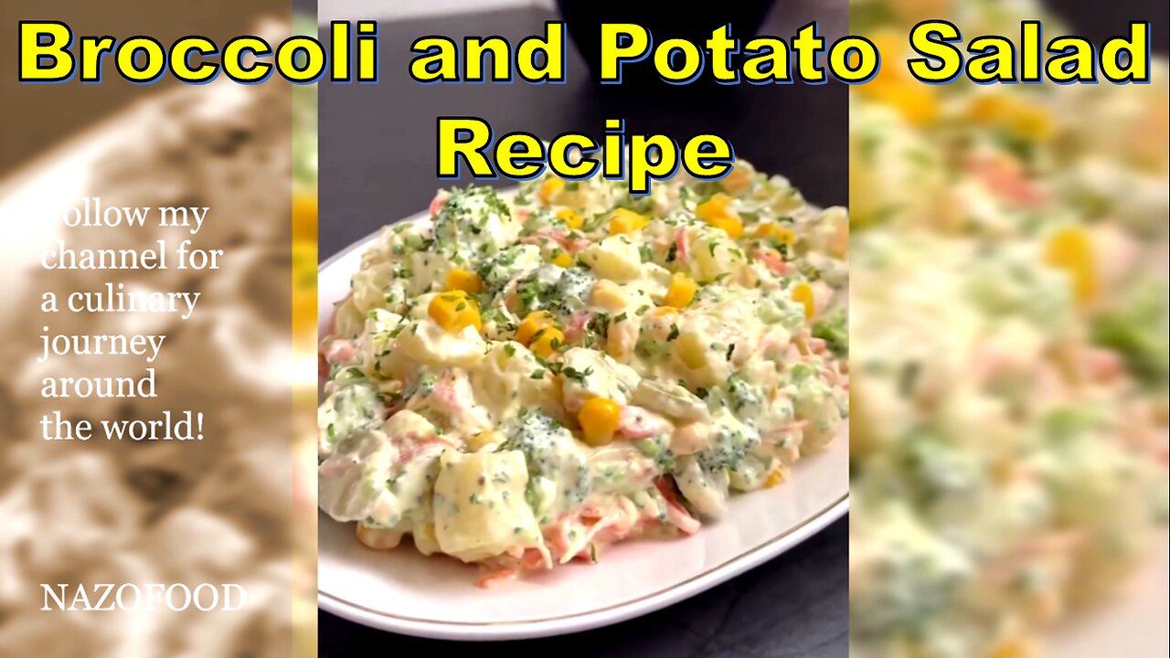 Broccoli and Potato Salad Recipe: A Fresh Twist on Classic Flavors-4K