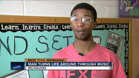 Milwaukee man credits music program for lifting him out of depression as a child