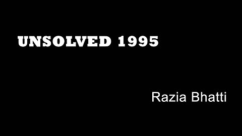 Unsolved 1994 - Razia Bhatti - Southall Murders - London True Crime - British Crime Books