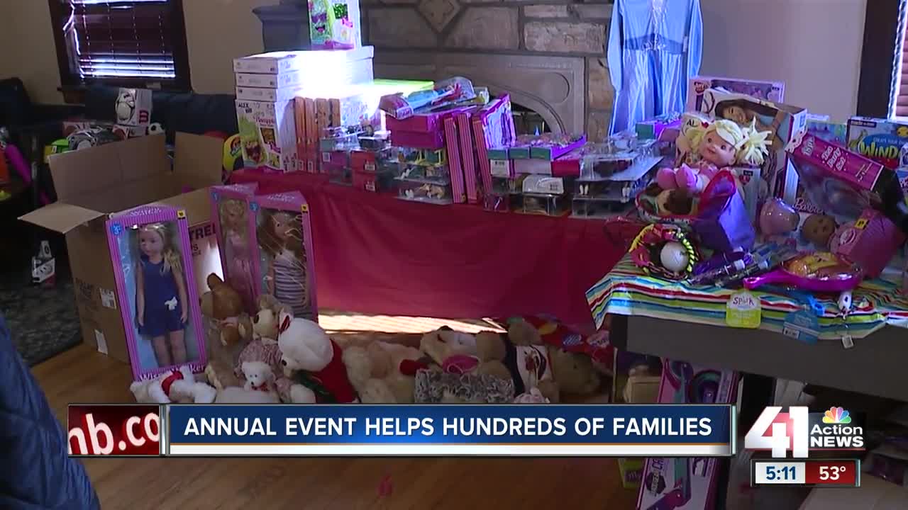 Annual event help hundreds of families in need during the holidays