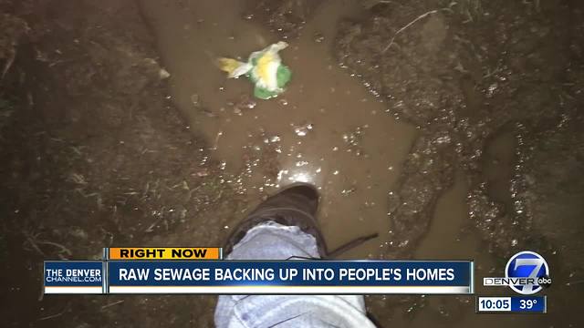 Residents say no one is taking responsibility for sewage overflow in Thornton