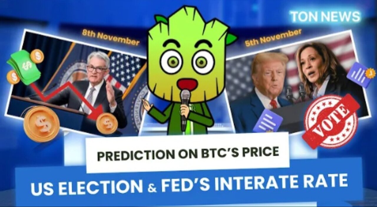 Bitcoin Price: US Election & FED’s Interest Rate Effect | TON News #4