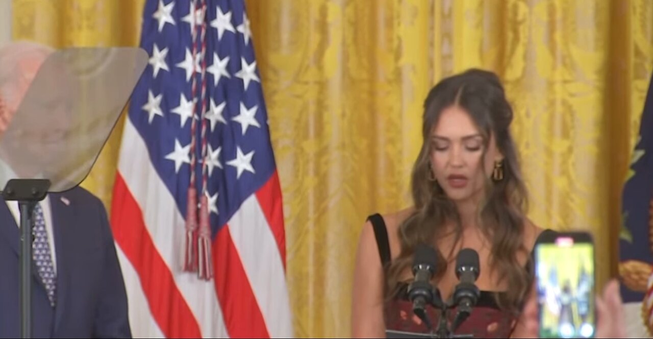 FULL: Jessica Alba speech supports Biden admin to celebrate Hispanic Heritage at White House